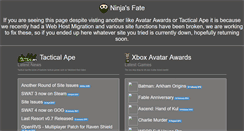 Desktop Screenshot of ninjasfate.com